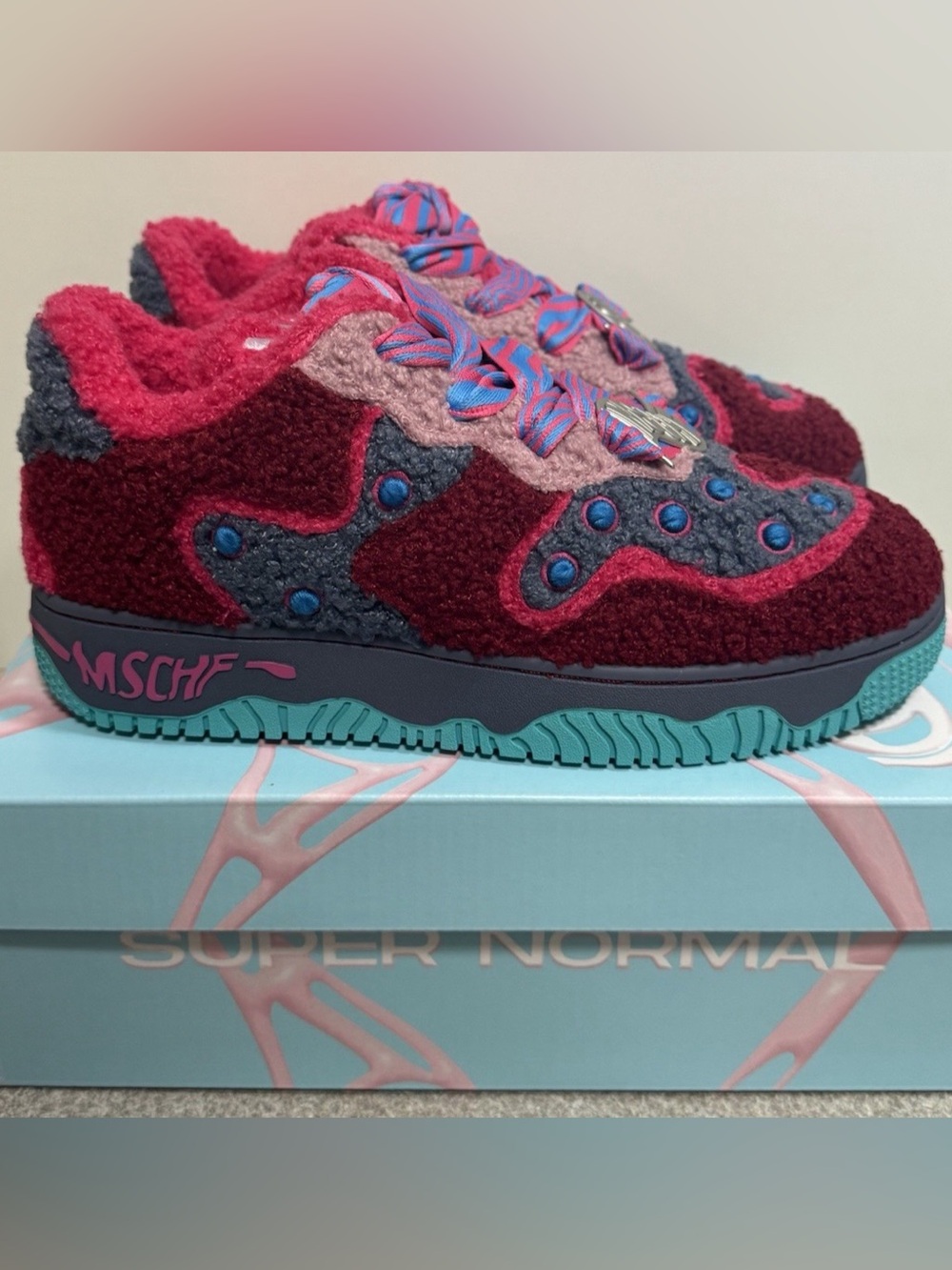 Kid Cudi x MSCHF Super Normal 2 Insano Sneakers Size 6 Men 7.5 Women NEW